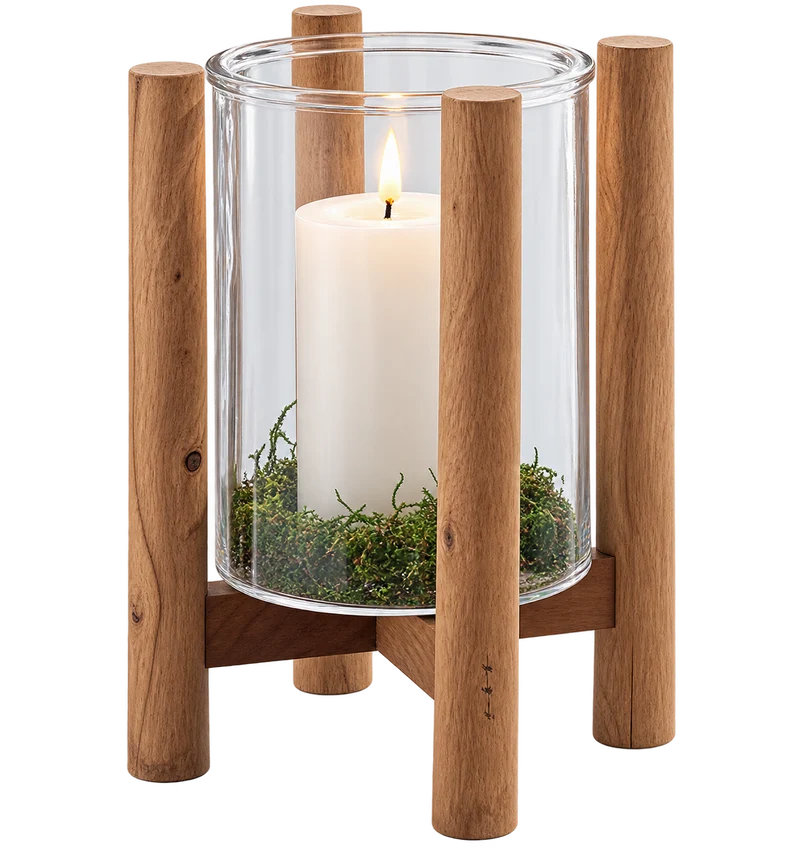 Windlicht "Holzrahmen"