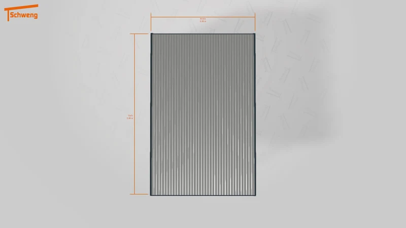 #DE Schweng Flachdachcarport C600 (ID 338mpg) #MTG