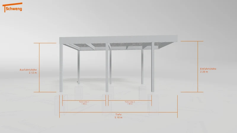 #DE Schweng Flachdachcarport C600 (ID 2qbqdb) #MTG
