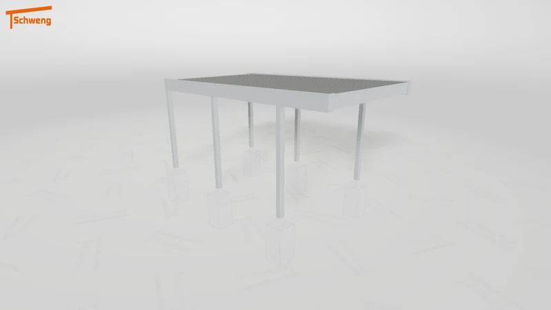 #DE Schweng Flachdachcarport C600 (ID dvzv93) #MTG