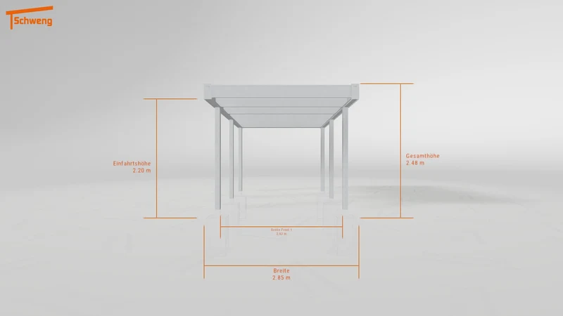 #DE Schweng Flachdachcarport C600 (ID dvzv93) #MTG