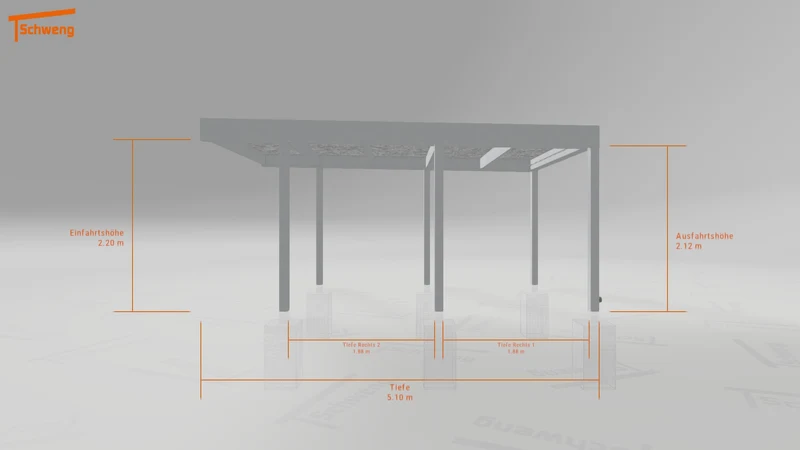 #DE Schweng Flachdachcarport C600 (ID dvzv93) #MTG