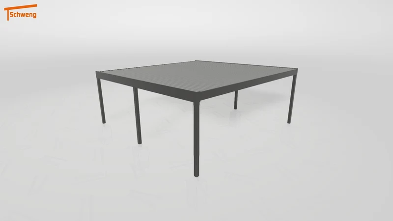 #DE Schweng Flachdachcarport C600+ (ID zbxb8v)