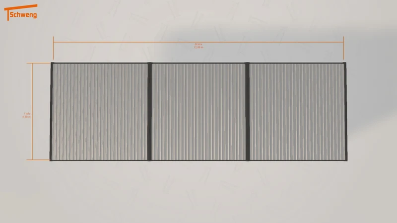 #DE Schweng Flachdachcarport C600+ (ID 5mgxrz)