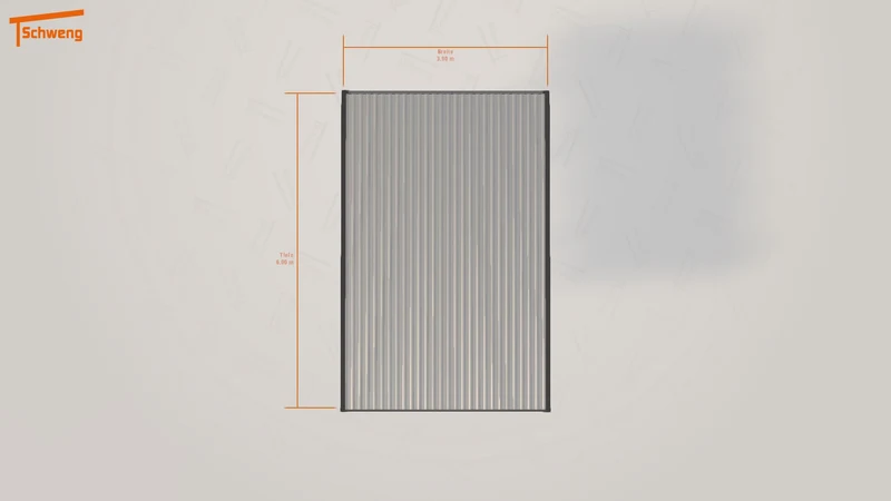 #DE Schweng Flachdachcarport C600 (ID 42g7q5)