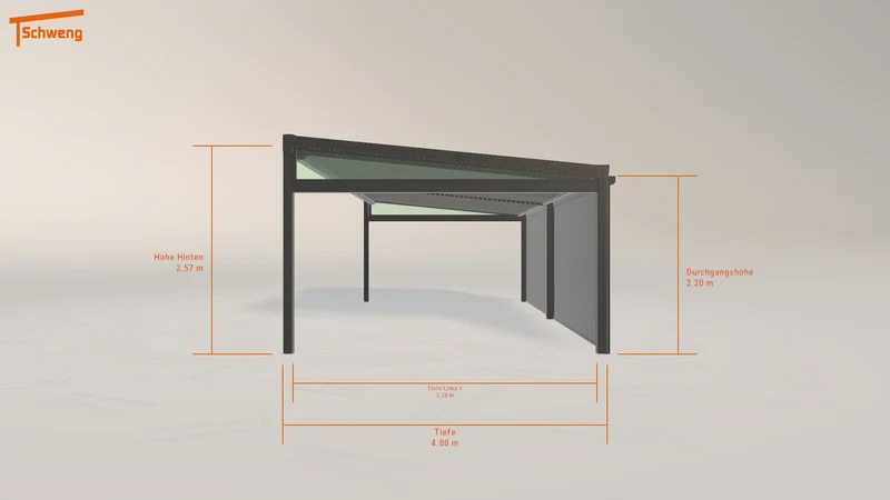 #DE Schweng Terrassenüberdachung S400 (ID 85r2qn)