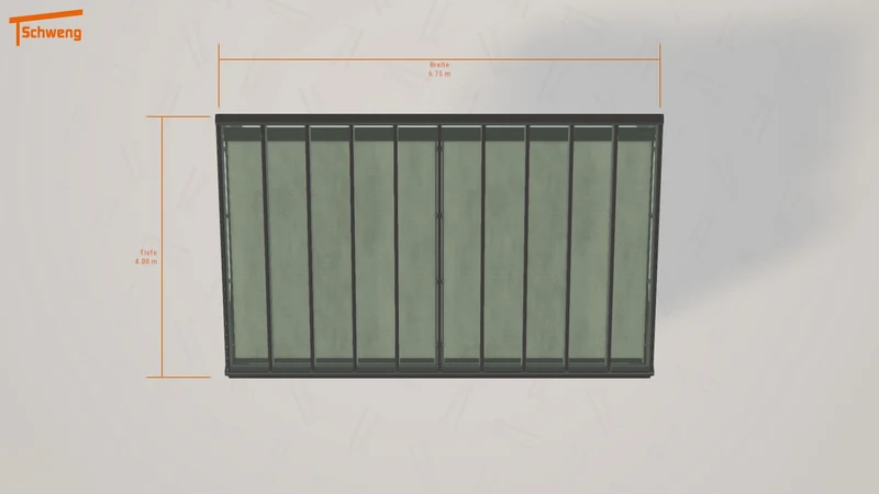 #DE Schweng Terrassenüberdachung S400 (ID 85r2qn)