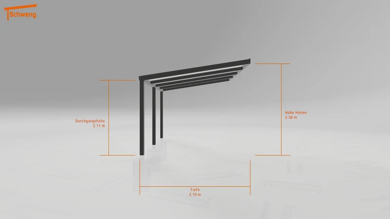 #DE Schweng Pultdachcarport S350 (ID 2qxwrr) #MTG