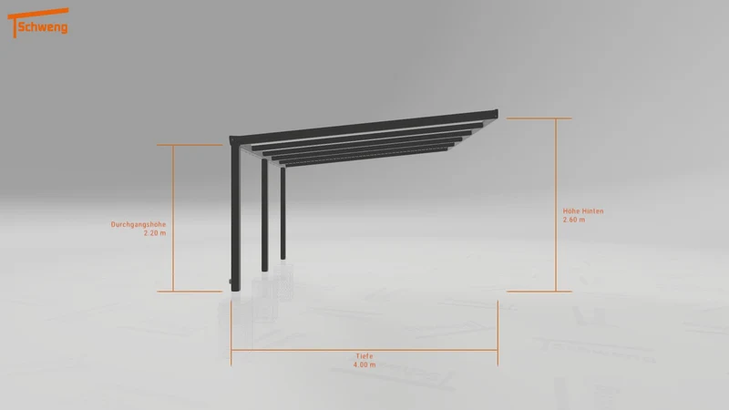 #DE Schweng Terrassenüberdachung S400 (ID bkg37v)