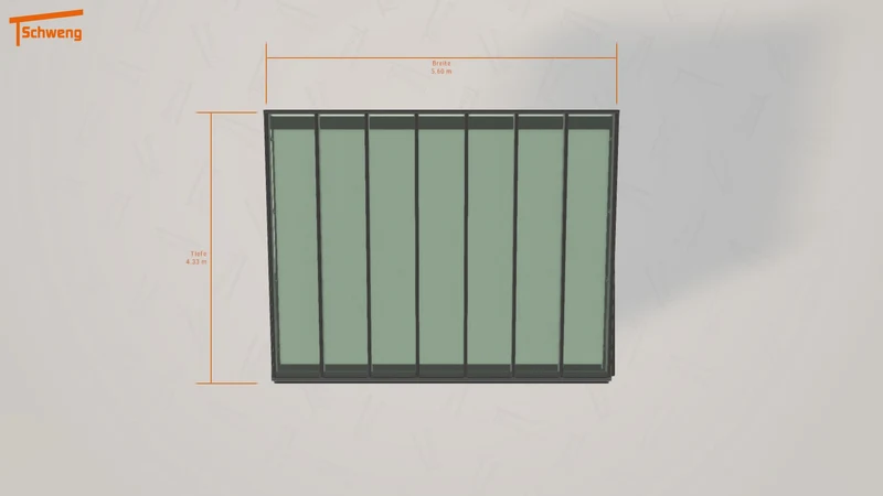 #DE Schweng Terrassenüberdachung S400 (ID k2gxg5)