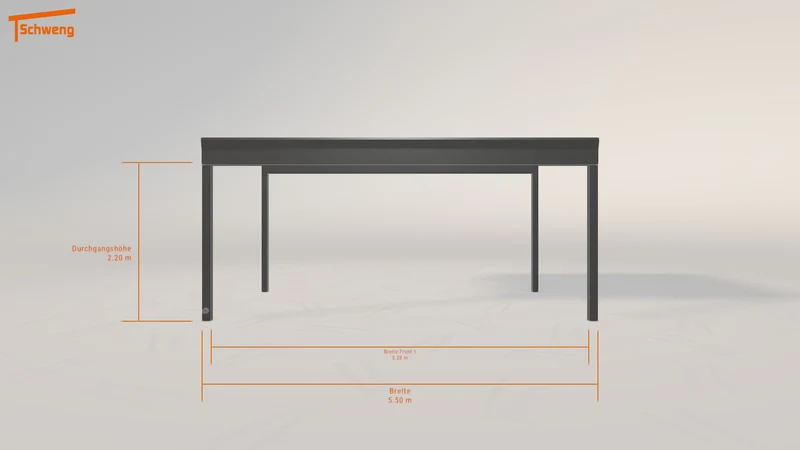 #DE Schweng Pultdachcarport S400 (ID n5nbny)