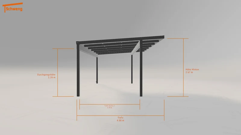#DE Schweng Pultdachcarport S400 (ID n5nbny)