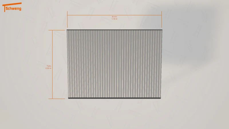 #DE Schweng Pultdachcarport S400 (ID n5nbny)