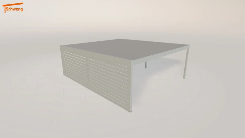 #DE Schweng Flachdachcarport C600 (ID qdnjv4)