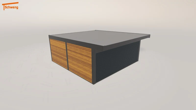 #DE Schweng Flachdachcarport C600+ (ID 9w5nx5) #MTG