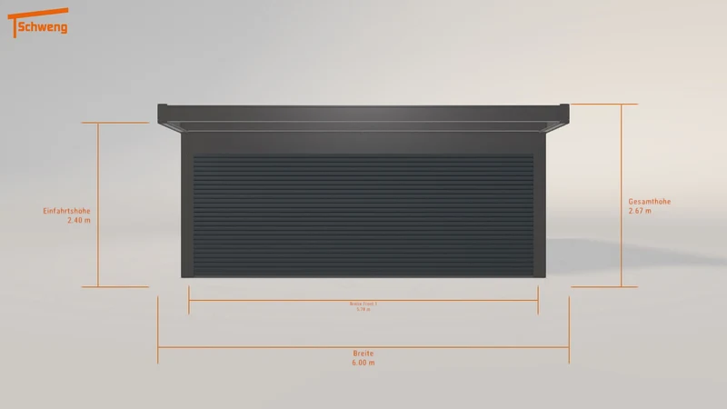 #DE Schweng Flachdachcarport C600+ (ID 9w5nx5) #MTG