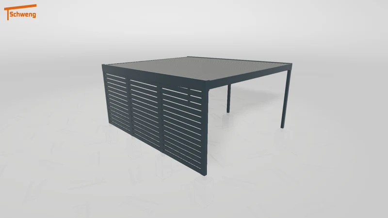 #DE Schweng Flachdachcarport C600+ (ID 9wpmzg)