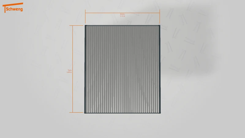 #DE Schweng Flachdachcarport C600+ (ID 9wpmzg)