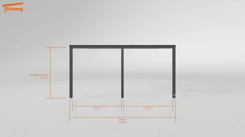 #DE Schweng Terrassenüberdachung S350 (ID dv3p42)