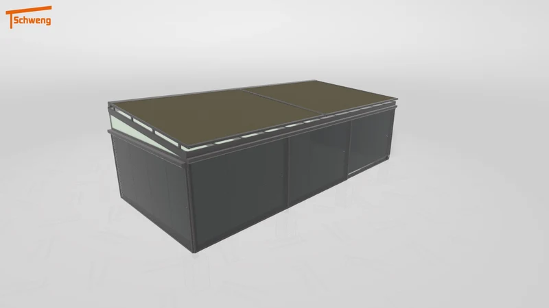 #DE Schweng Terrassenüberdachung S400 (ID 338q55)