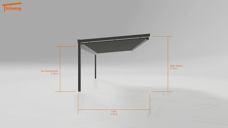 #DE Schweng Terrassenüberdachung S400 (ID 42v4qy)