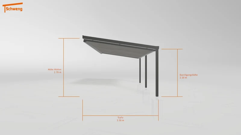 #DE Schweng Terrassenüberdachung S400 (ID rjrpxd)