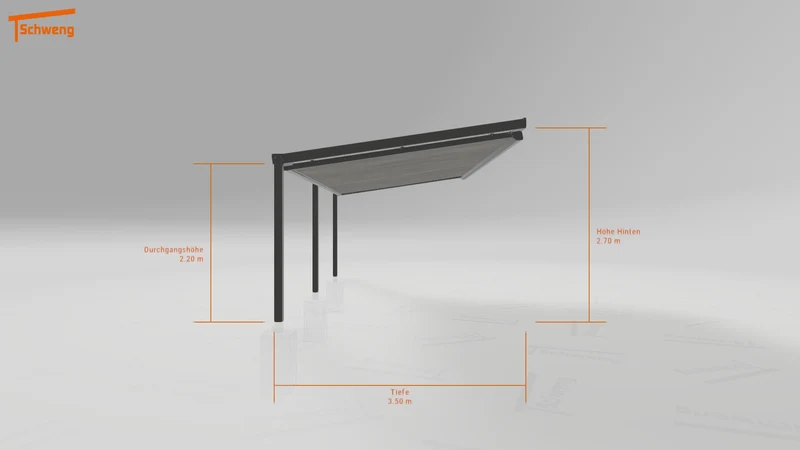#DE Schweng Terrassenüberdachung S400 (ID rjrpxd)