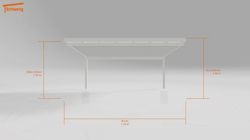 #DE Schweng Terrassenüberdachung S400 (ID jjrqdy)
