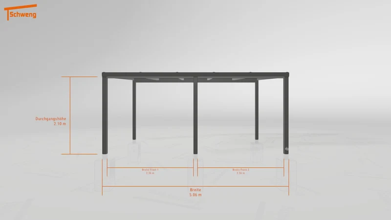 #DE Schweng Pultdachcarport S350 (ID zbxvr9) #MTG