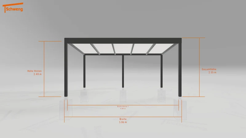 #DE Schweng Pultdachcarport S350 (ID zbxvr9) #MTG