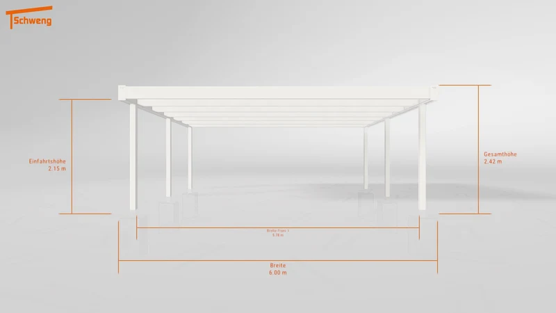 #DE Schweng Flachdachcarport C600+ (ID w3nw43) #MTG