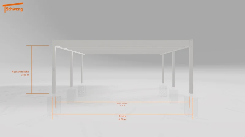 #DE Schweng Flachdachcarport C600+ (ID w3nw43) #MTG