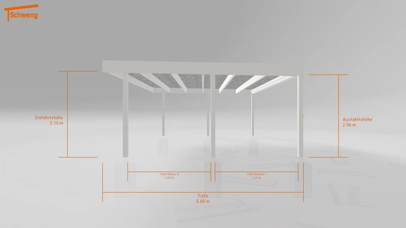 #DE Schweng Flachdachcarport C600+ (ID w3nw43) #MTG