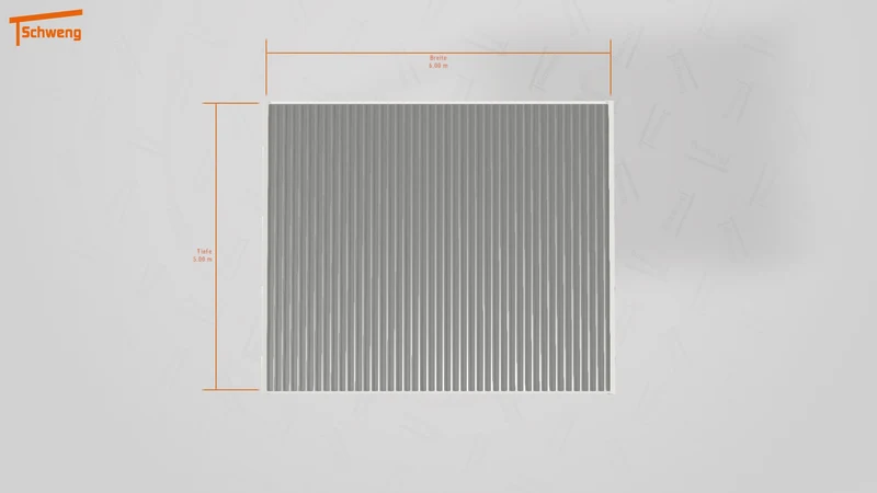 #DE Schweng Flachdachcarport C600+ (ID w3nw43) #MTG