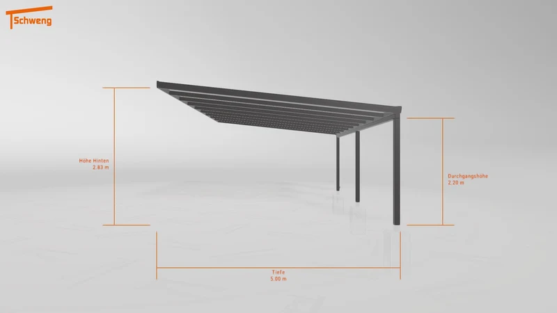 #DE Schweng Pultdachcarport S400 (ID x75739)