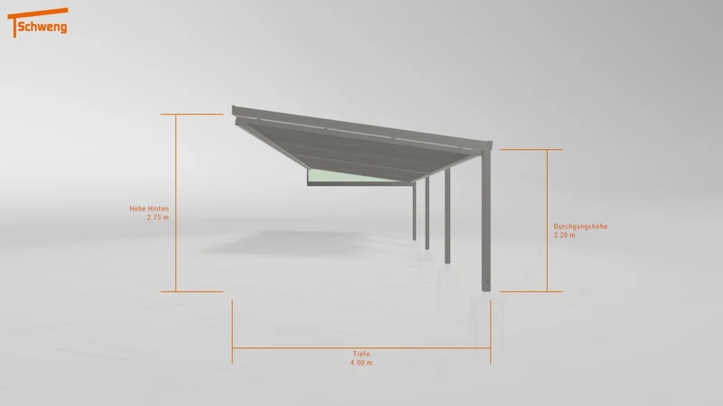 #DE Schweng Terrassenüberdachung S400 (ID 775792)