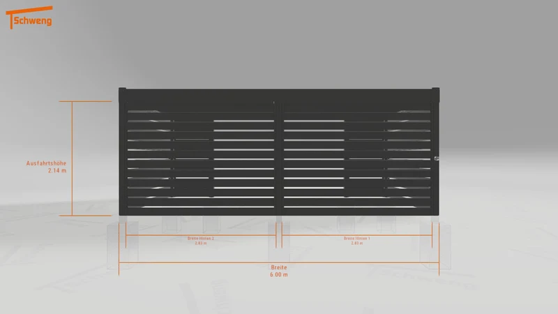 #DE Schweng Flachdachcarport C600 (ID 33p3k3)