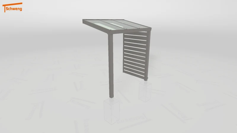 #DE Schweng Terrassenüberdachung S350 (ID rjrjwg)