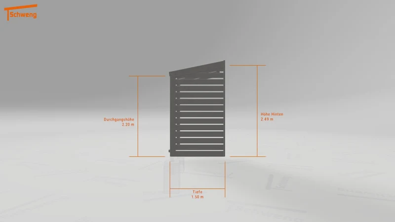#DE Schweng Terrassenüberdachung S350 (ID rjrjwg)