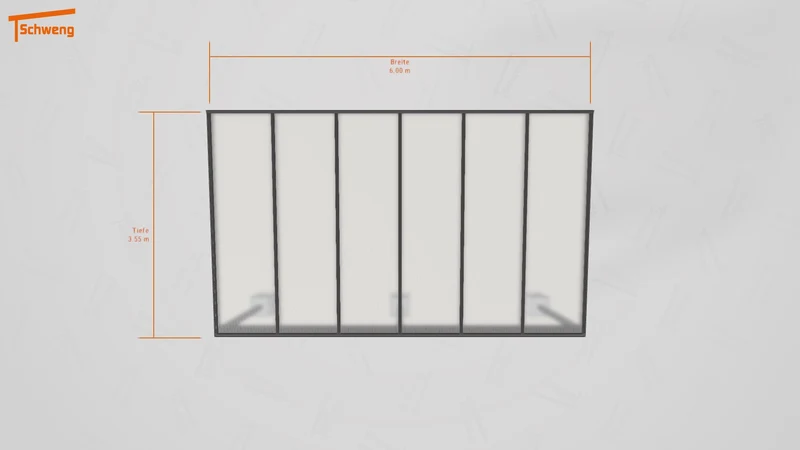 #DE Schweng Pultdachcarport S350 (ID g7g2n7)