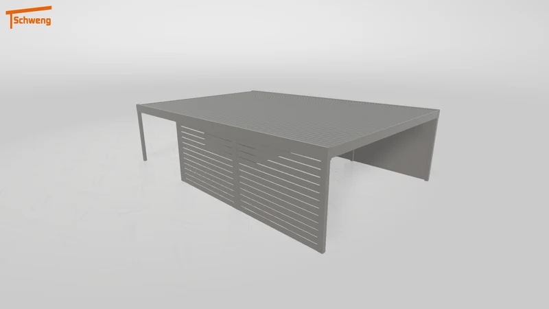 #DE Schweng Flachdachcarport C600 (ID qdwxp8) #MTG