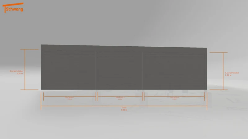 #DE Schweng Flachdachcarport C600 (ID qdwxp8) #MTG