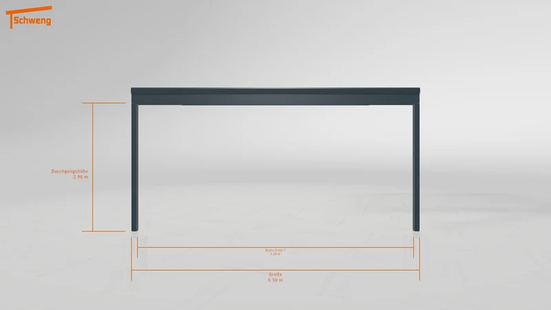 #DE Schweng Pultdachcarport S400 (ID g7g2y7)