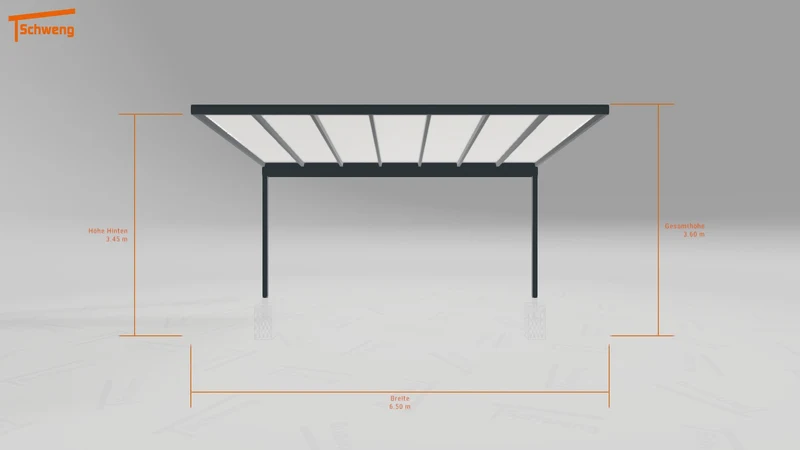 #DE Schweng Pultdachcarport S400 (ID g7g2y7)