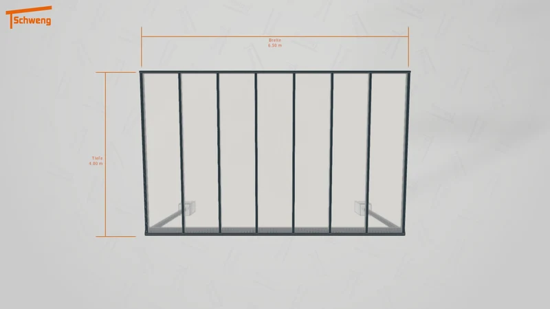 #DE Schweng Pultdachcarport S400 (ID g7g2y7)