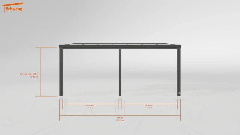 #AT Schweng Terrassenüberdachung S400 (ID k2y4kb)