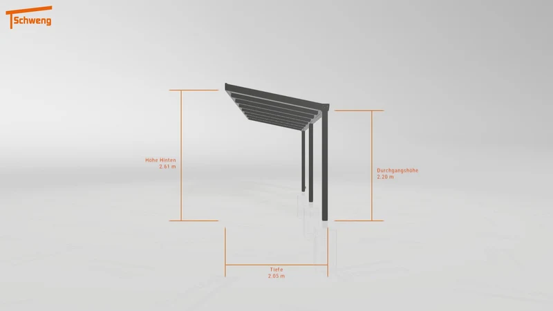 #AT Schweng Terrassenüberdachung S400 (ID k2y4kb)