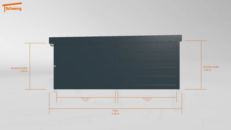 #AT Schweng Flachdachcarport C600 (ID k2rbrj) #MTG