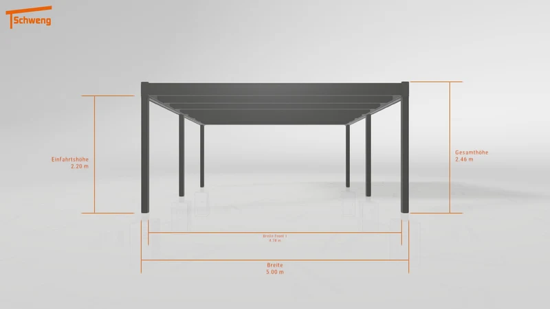 #AT Schweng Flachdachcarport C600 (ID 42v4jm) #MTG