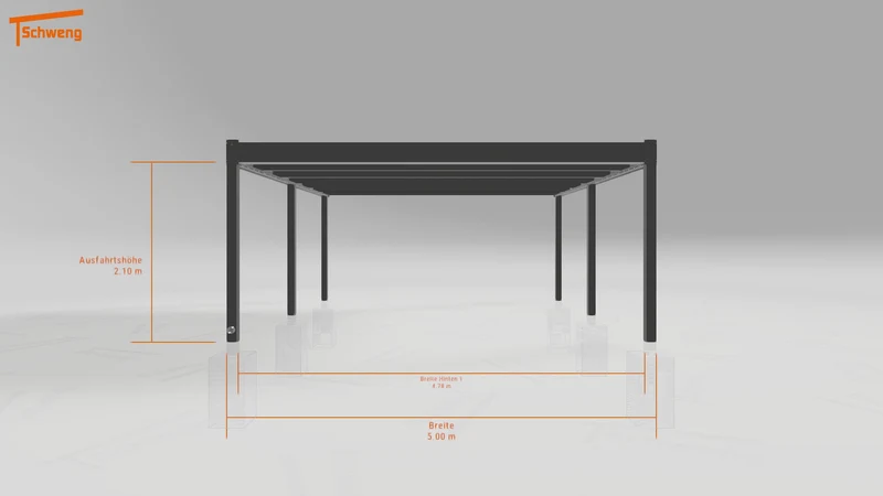 #AT Schweng Flachdachcarport C600 (ID 42v4jm) #MTG
